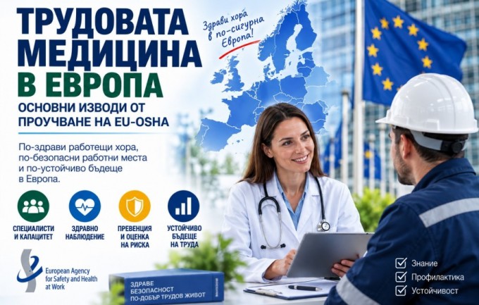 Трудовата медицина в Европа основни изводи от проучване на EU-OSHA